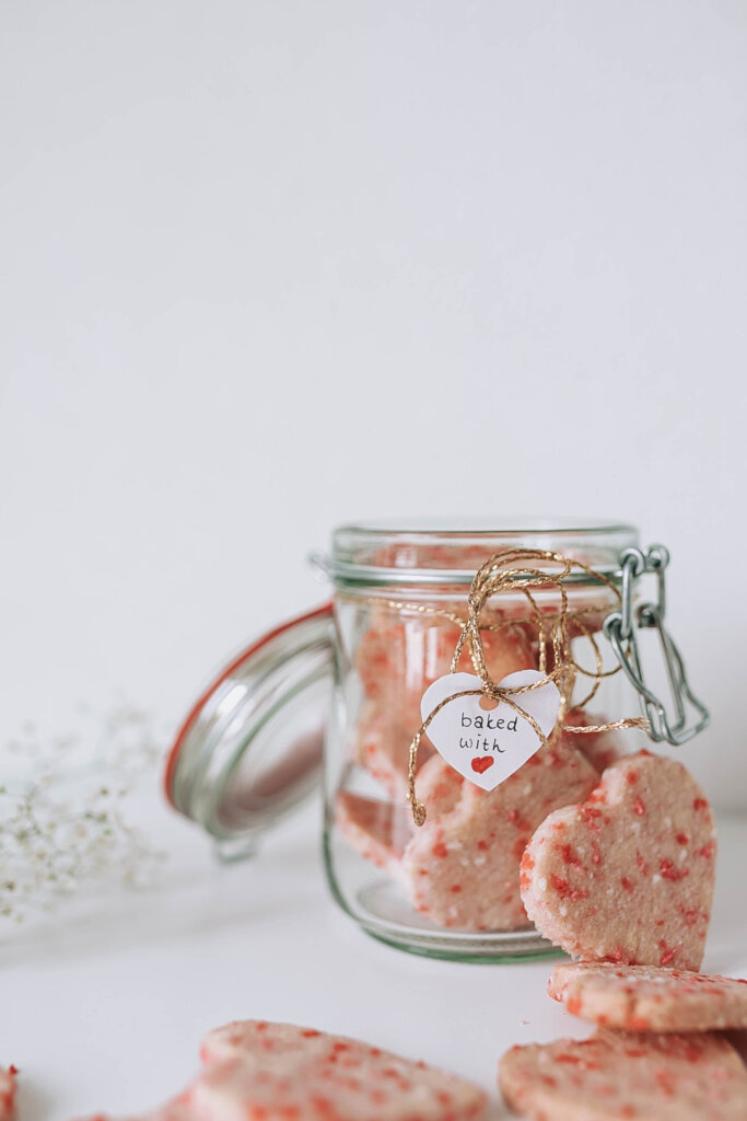 Confetti koekjes voor Valentijnsdag valentijnscadeau recept